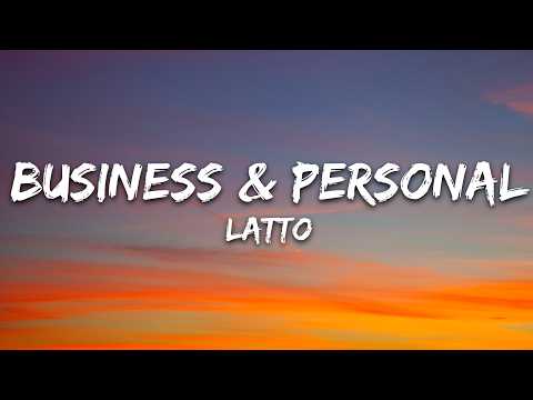 Latto - Business & Personal (Lyrics) thumbnail