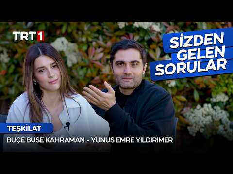 Buçe Buse Kahraman ve Yunus Emre Yıldırımer, Sizden Gelen Soruları Yanıtlıyor. @TeskilatTRT thumbnail