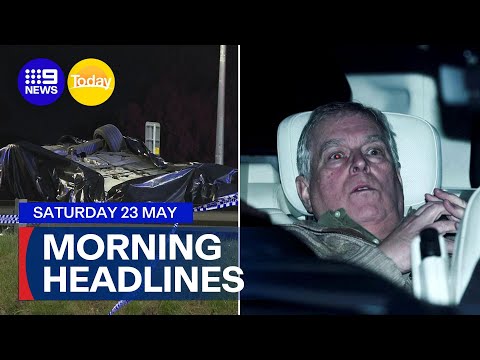 Horrific fatal crash; Investigation into former prince Andrew | 9 News Australia thumbnail