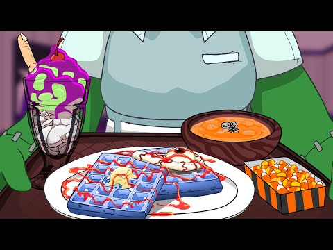 SPOOKY EGG AND WAFFLES HALLOWEEN FLAVORS. thumbnail