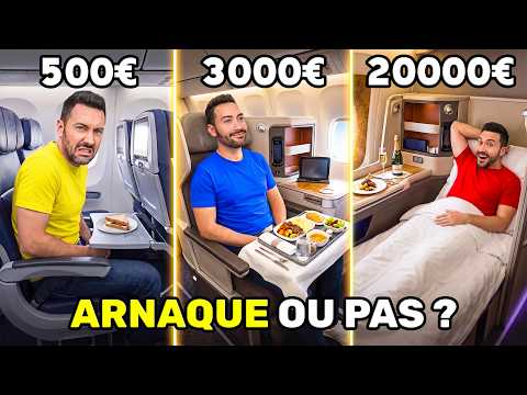 20 000€ vs 3 000€ vs 500€ dans la compagnie la plus chère du monde ! thumbnail