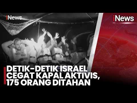 Detik-Detik Israel Cegat Kapal Aktivis, 175 Orang Ditahan | iNews Siang 19/5 thumbnail