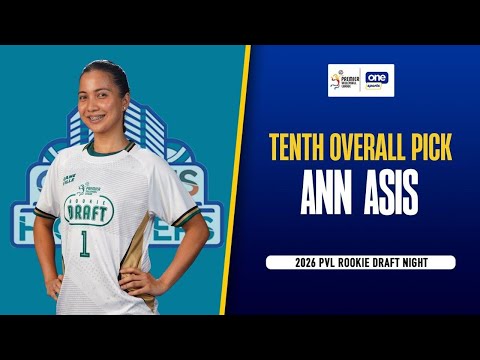 No. 10 pick Ann Asis | 2026 PVL Rookie Draft thumbnail