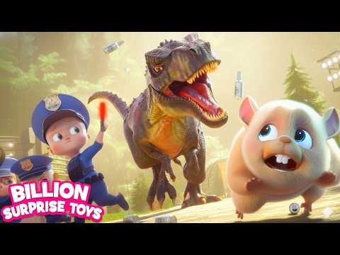 Dino Attack in the City?Police Save the Day | Kids Cartoon Police Stories thumbnail