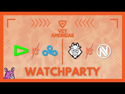 LOUD vs C9 & G2 vs ENVY | VCT Americas Stage 1 #VCTWatchParty | !patreon !merch thumbnail