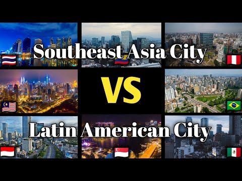 Southeast Asian Cities VS Latin American Cities. Which is More Beautiful? thumbnail