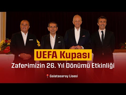 🔴 Galatasaray Lisesi’nde UEFA Kupası zaferimizin 26. yıl dönümü etkinliği #TarihBirKereYazıldı 🏆 thumbnail