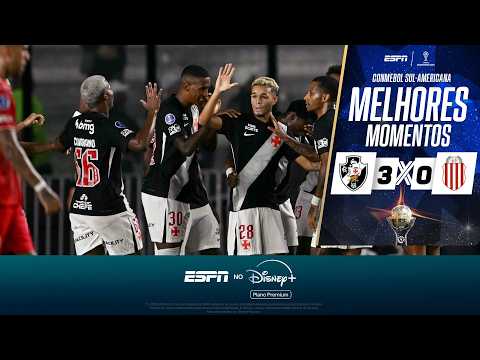 VASCO VENCE O BARRACAS CENTRAL E VAI AOS PLAYOFFS DA SUL-AMERICANA | MELHORES MOMENTOS thumbnail