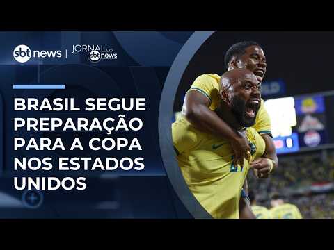 Brasil inicia reta final da preparação para a Copa | #JornaldoSBTNews thumbnail