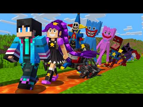 1分ごとにポピープレイタイムのキャラに変身するマインクラフト【 マイクラ / マインクラフト 】 thumbnail