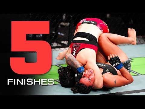 5 FINISHES From Road To UFC 5 Day 2! 🚨 thumbnail
