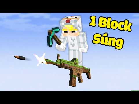 Tô Gà Thử Thách Sinh Tồn Trên 1 Block Súng Trong Minecraft! thumbnail