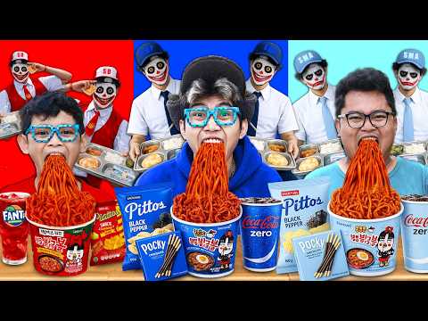 HANYA MAKAN 1 WARNA, SESUAI ANAK SD MBG (MERAH) VS SMP MBG (BIRU TUA) VS SMA MBG (ABU BIRU MUDA)!!! thumbnail