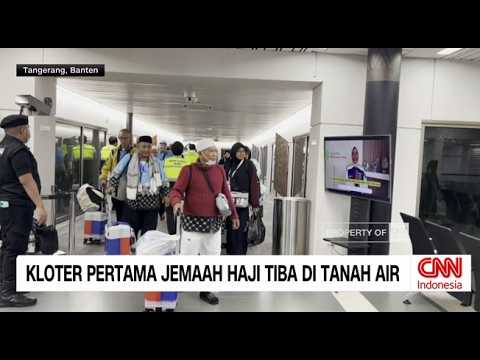 Kloter Pertama Jemaah Haji Tiba di tanah Air thumbnail