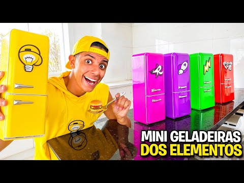 FIZ AS MINI GELADEIRAS DOS ELEMENTOS *Mini Brands thumbnail