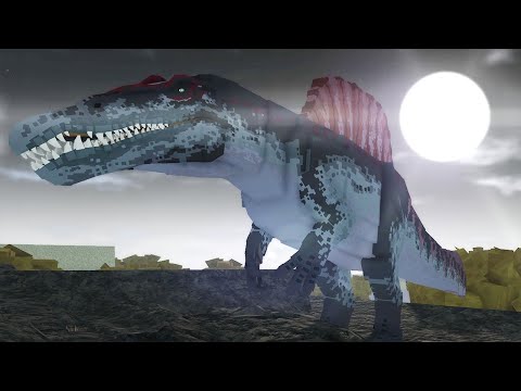 New Spinosaurs Dominates Jurassic Blocky! - Roblox thumbnail