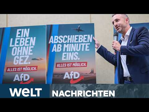 SACHSEN-ANHALT: Remigration, Rundfunk und Co.! Das steht im AfD-Wahlprogramm! | WELT STREAM thumbnail