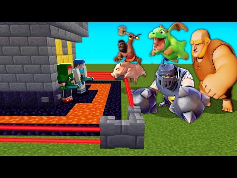 DESAFIO DA BASE SEGURA VS CLASH ROYALE NO MINECRAFT!! thumbnail