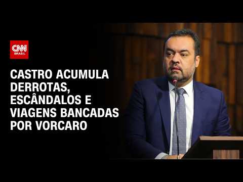 Cláudio Castro acumula derrotas, escândalos e viagens bancadas por Vorcaro: relembre polêmicas thumbnail