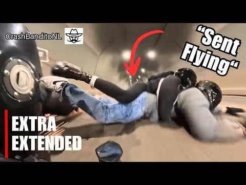 Most Insane Motorcycle Crashes & Moments Extended ! | CrashBanditoNL thumbnail