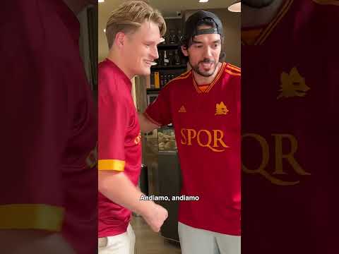 "Daje Roma daje" ❤️💛 #derby #romalazio #scherzo #dajeroma #theshow thumbnail