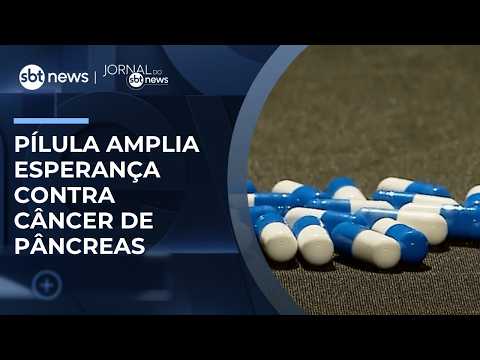 Nova pílula mostra resultados promissores contra câncer de pâncreas | #JornaldoSBTNews thumbnail
