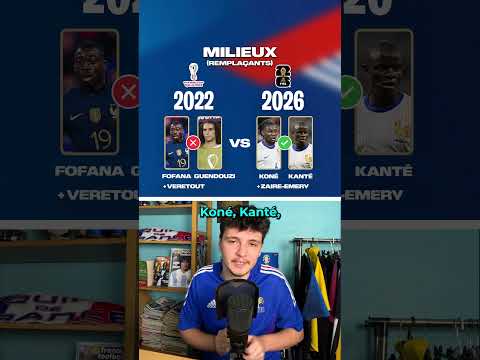FRANCE 2022 VS 2026 : QUI est MEILLEUR ? #football thumbnail