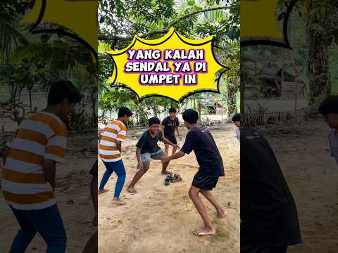 Yang kalah sendal nya di umpet in #videolucu #comedy #wakmi #sketsakomedi #permainanjadul #lucu thumbnail