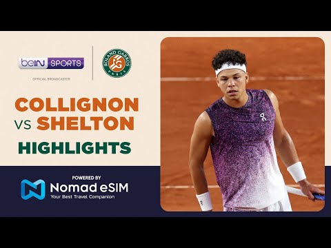 Raphael Collignon vs Ben Shelton | Roland-Garros 2026 | Match Highlights thumbnail