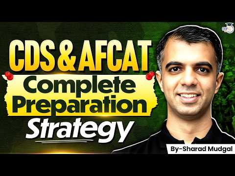 CDS & AFCAT Complete Preparation Strategy | Study Plan, Books & Time Management Explained thumbnail