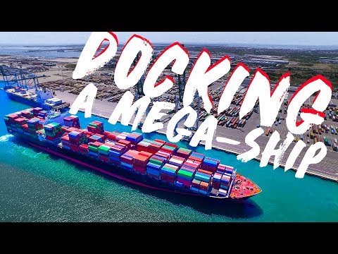 Docking a Mega-Ship | Mooring and Berthing Explained! | Life at Sea thumbnail