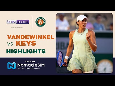 Hanne Vandewinkel vs Madison Keys | Roland-Garros 2026 | Match Highlights thumbnail