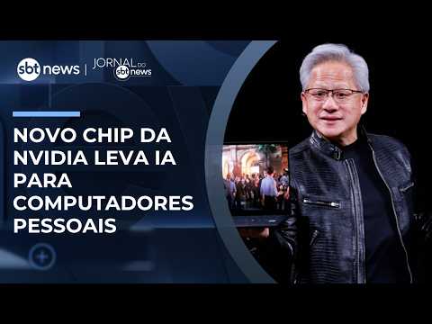 Nvidia lança chip para ampliar uso de IA em PCs | #JornaldoSBTNews thumbnail