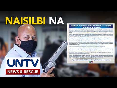 Order of Revocation sa mga lisensya ng baril ni Sen. Bato dela Rosa, inihain na thumbnail