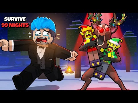 I SURVIVE 99 NIGHTS in the FOREST | Roblox | THE ELVES NEED HELP! thumbnail