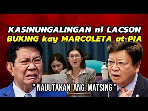 MARCOLETA at CAYETANO SINUPALPAL si LACSON! FAKE NEWS ni PING NILANTAD sa SENADO, HINDI UMUBRA! thumbnail