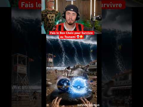 Fais le Bon Choix pour Survivre au Tsunami 💀😳 thumbnail