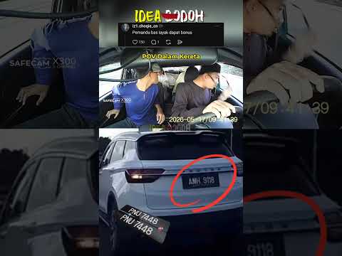 PROTON X50 HAMPIR BUAT 1 KELUARGA ARW4H "SKILL DRIVER BAS SELAMATKAN KEADAAN" thumbnail
