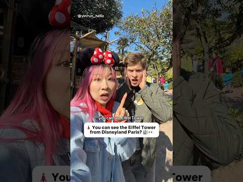 I couldn't believe what we saw!! 👀 🙈#yinrunandluke #couple #disneyland #couplechallenge #love thumbnail
