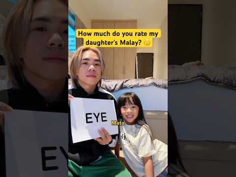 How much do you rate my daughter's Malay? 🤔 thumbnail