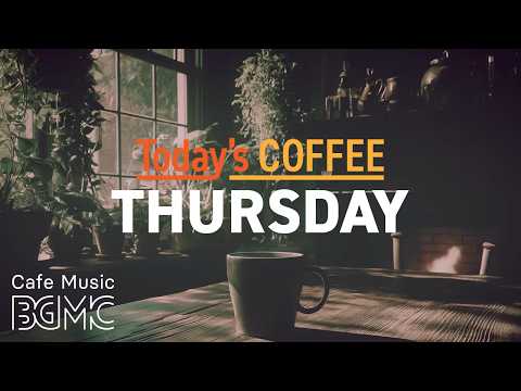 Today's COFFEE THURSDAY: Botanical Cafe Jazz ☕ Quiet Piano & Slow Bossa Nova for Deep Focus thumbnail