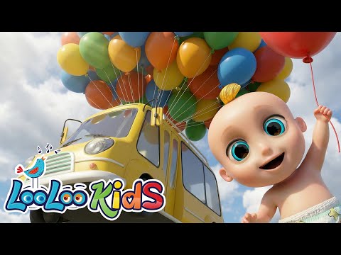 Wheels On The Bus Balloons + Baby Shark + Johny Johny Yes Papa - Learn Colors - Kids Songs thumbnail
