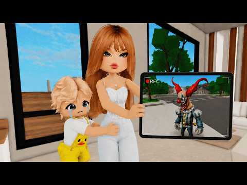 Un PAYASO MALVADO APARECIÓ En Mi CASA En Brookhaven Roblox thumbnail