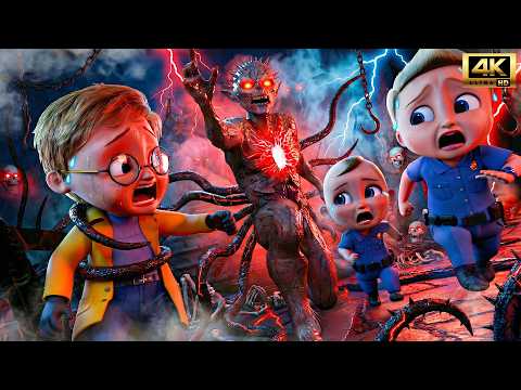 Brave Kids vs Shadow Monster Umbra 🌑⚡ Big Rescue Adventure | Cartoon for Toddlers thumbnail
