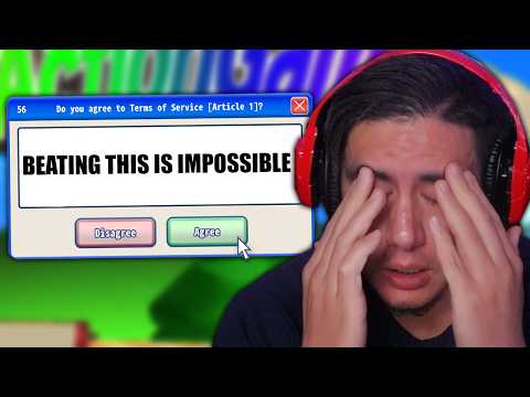 All I Have To Do Is Click "Agree" To Beat This Game (But its impossible) thumbnail