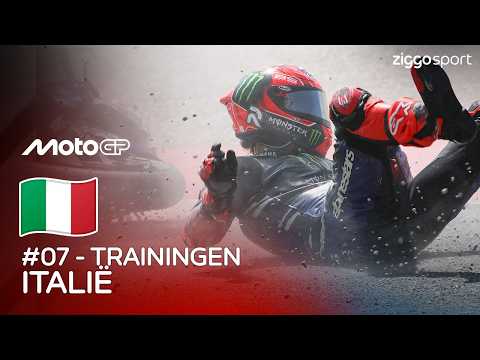 PIJNLIJKE CRASH VAN QUARTARARO EN SPANNING BOVENIN!!! 🥵😱 | Trainingen van Italië | MotoGP 2026 thumbnail