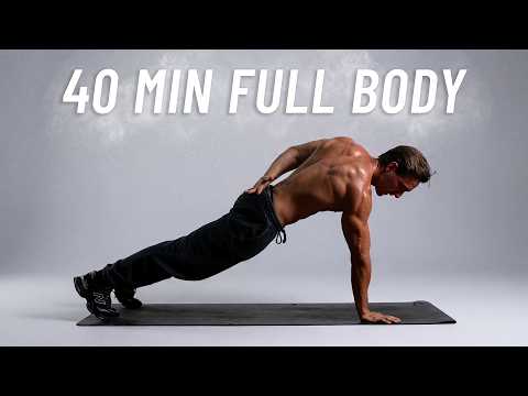 40 Min Full Body Workout at Home (No Equipment) thumbnail