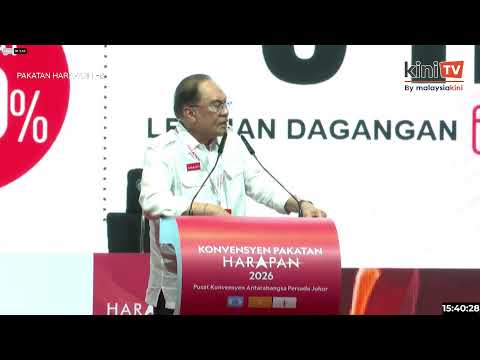 LIVE : Konvensyen Pakatan Harapan 2026 di Johor Bahru - Sesi Petang thumbnail