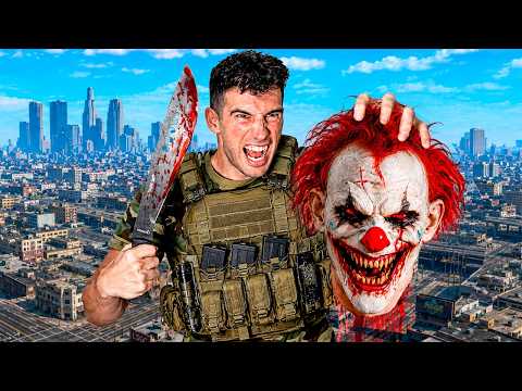 LE CORTO LA CABEZA al JEFE de los PAYASOS ASESINOS en GTA 5 🤡💀(Mods) thumbnail