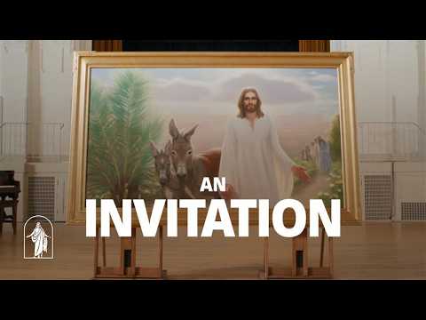 "An Invitation" — A New Painting of Jesus Christ | Stacy Weitz Minch thumbnail
